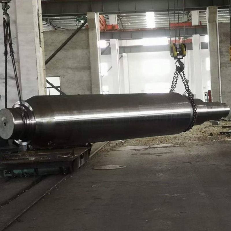 S355JR/SAE4140 Albero del rotore della turbina in acciaio forgiato a caldo con finitura superficiale lucida